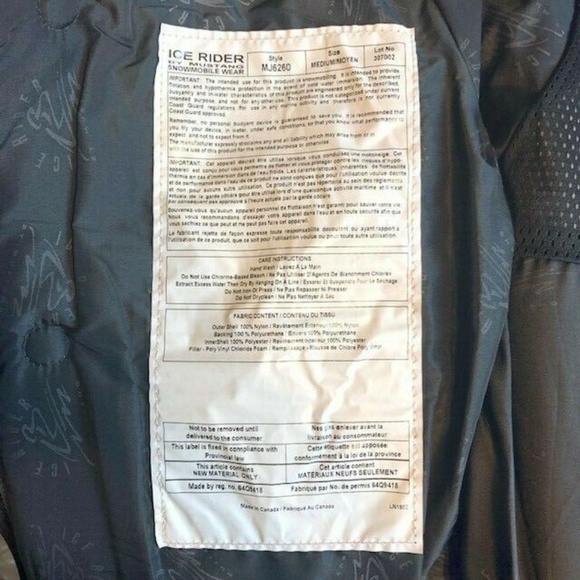 Vintage 1994 Ice Rider Mustang Snowmobile Jacket - Picture 6 of 8